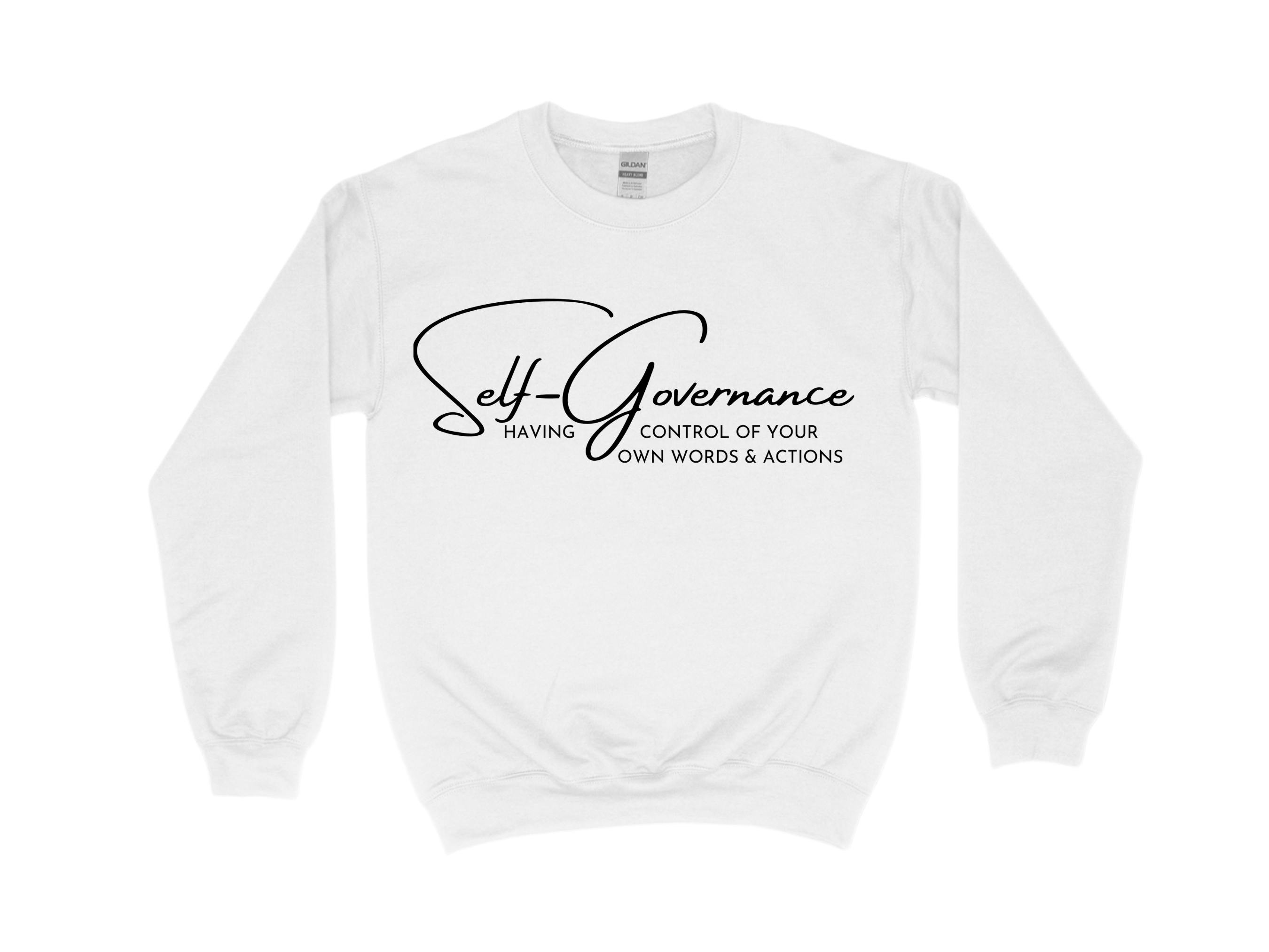 Self-Governance- White Sweatshirt  Main Image